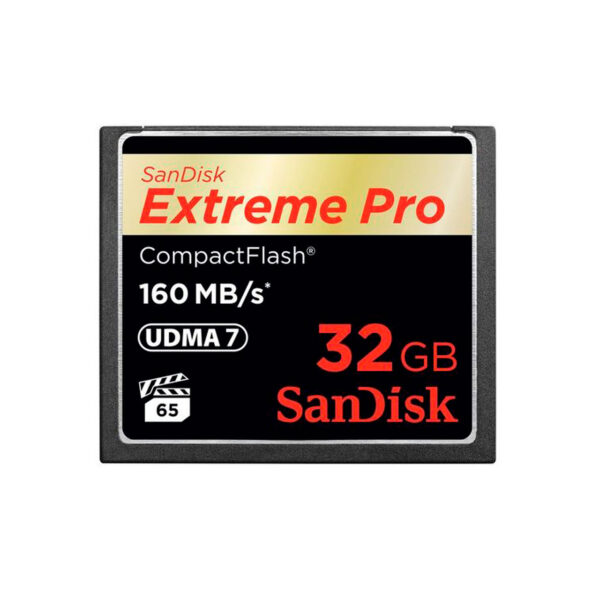 SanDisk Tarjeta Memoria CF  32Gb Extreme Pro 160 Mb/s