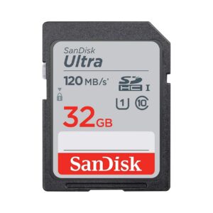 SanDisk Tarjeta Memoria SDHC  32Gb Ultra 120Mb/s Clase 10 imaging