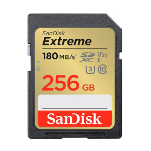 SanDisk Tarjeta Memoria SDXC 256Gb Extreme 180 Mb/s V30 UHS-I U3