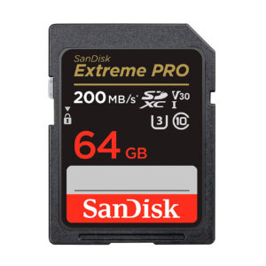 SanDisk Tarjeta Memoria SDXC  64Gb Extreme Pro 200 Mb/s V30 UHS-I U3