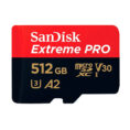 SanDisk Tarjeta Memoria SDXC Micro 512Gb Extreme Pro 200Mb/s C10 + Adaptador