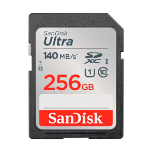 SanDisk Tarjeta Memoria SDXC 256Gb Ultra 140Mb/s Clase 10
