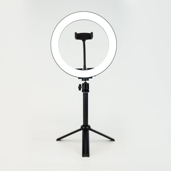 Swiss+Go Aro Luz Led para móvil 26 cm + Trípode Negro