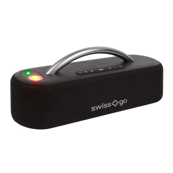 Swiss+Go Altavoz Bluetooth Portátil ARA P-60 con Proyector