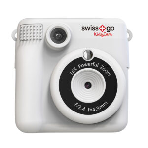 Swiss+Go Kidycam Cámara Digital Instantánea en papel térmico blanco y negro