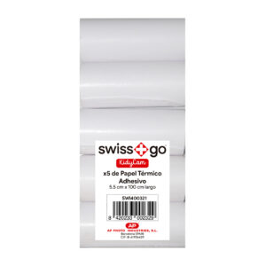 Swiss+Go Kidycam Papel Térmico Adhesivo Pack 5 rollos