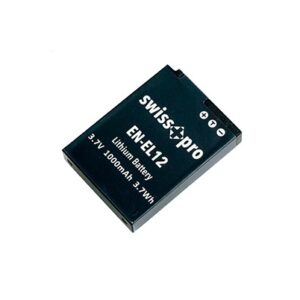 Swiss+Pro Batería EN-EL 12 1050mAh