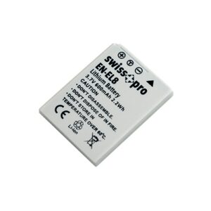 Swiss+Pro Batería EN-EL 8 600mAh