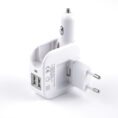 Swiss+Go Cargador Red y Coche C48 2xUSB 5V 2