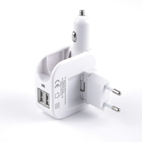 Swiss+Go Cargador Red y Coche C48 2xUSB 5V 2