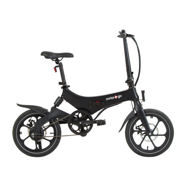 Swiss+Go BK-16 eBike Bicicleta Eléctrica Plegable Rueda 16"