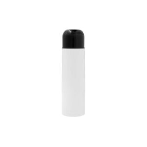 AP Botella 500ml/17oz Personalizable Termo Aluminio Blanca Tapon Negro