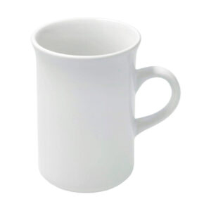 AP Taza Cerámica Personalizable 10oz Blanca borde ondulado