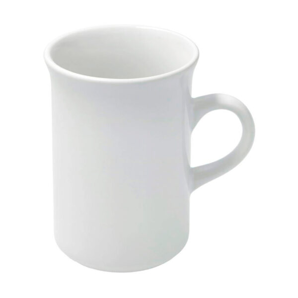 AP Taza Cerámica Personalizable 10oz Blanca borde ondulado
