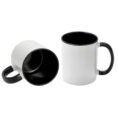 AP Taza Cerámica Personalizable 11oz Interior y asa Negro