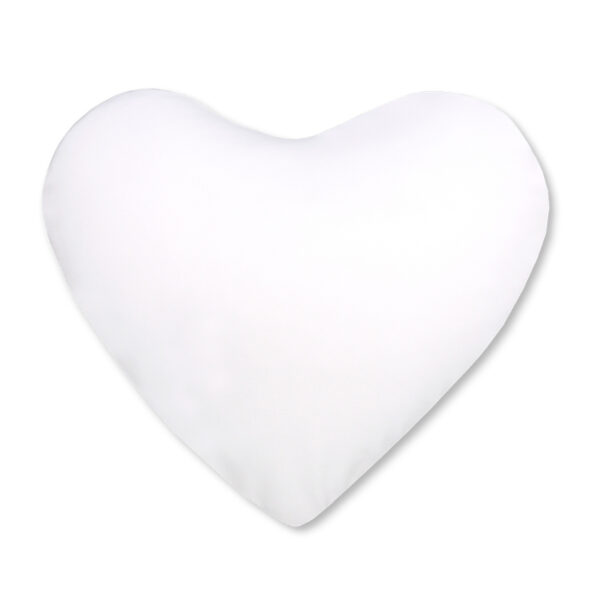 AP Cojin Funda Blanca Personalizable 37x37 Corazón tacto seda