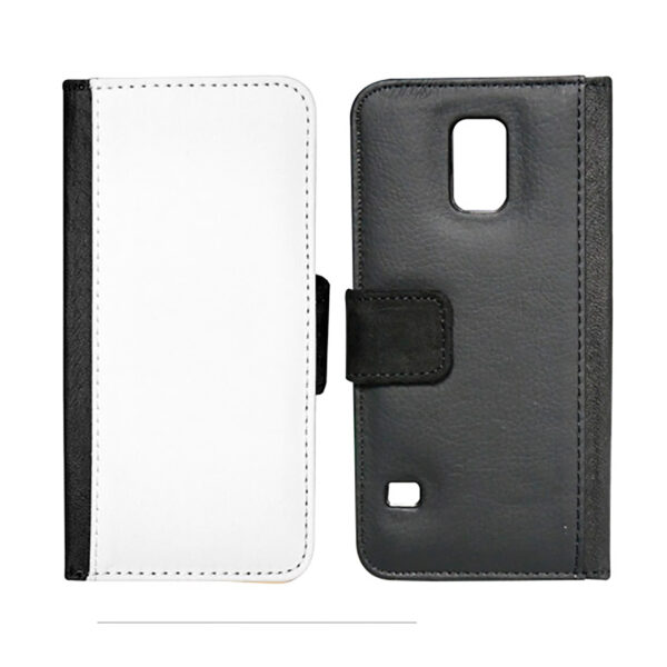 AP Carcasa Samsung Galaxy S5 / G-900F Funda Polipiel Negra