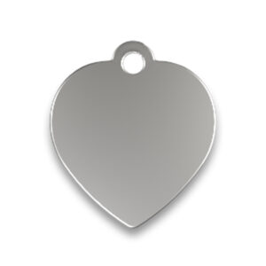 AP Chapa Identificacion Aluminio Personalizable Corazón 3
