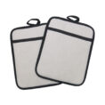 AP Manoplas Cocina Personalizable 23x18 cm Lino 2 piezas