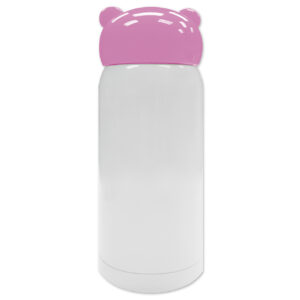 AP Botella 320ml/11oz Personalizable Termo Acero Inoxidable Blanco/Rosa
