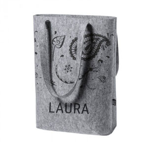 AP Bolsa Fieltro reciclado 40x42 cm Gris