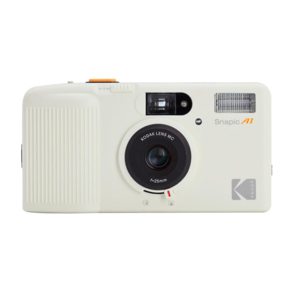 Kodak Snapic A1 Cámara Analógica 35mm Reusable con Flash Blanca