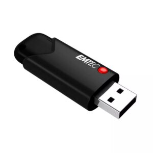Emtec Pendrive Usb Click Secure B120   64Gb 100Mb/s Negro