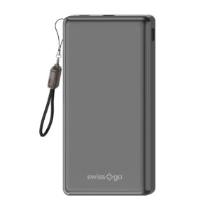 Swiss+Go Batería Externa Powerbank Easy Clip 10000 mAh